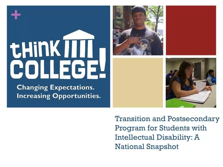 transition and postsecondary program for students with intellectual disability a national snapshot
