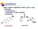Cycloalkanes - slide 1