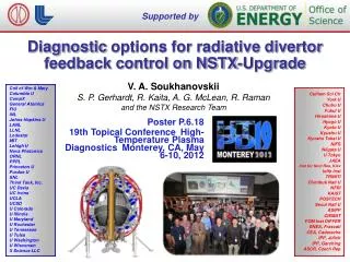 Diagnostic options for radiative divertor feedback control on NSTX -Upgrade