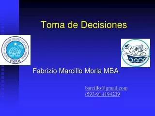 toma de decisiones