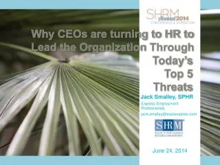 Why CEOs are turning to HR to Lead the Organization Through