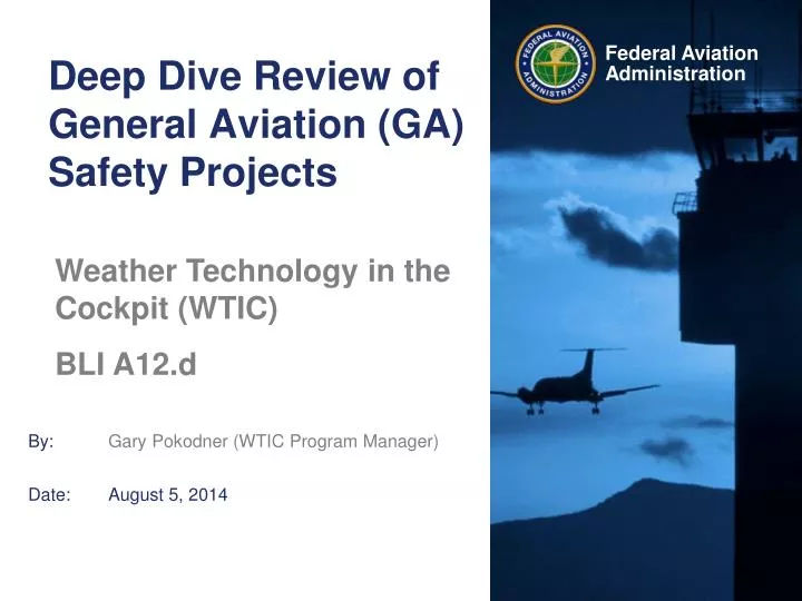 deep dive review of general aviation ga safety projects
