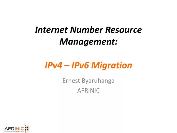 internet number resource management ipv4 ipv6 migration