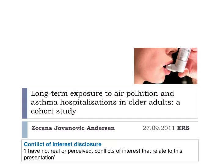 long term exposure to air pollution and asthma hospitalisations in older adults a cohort study