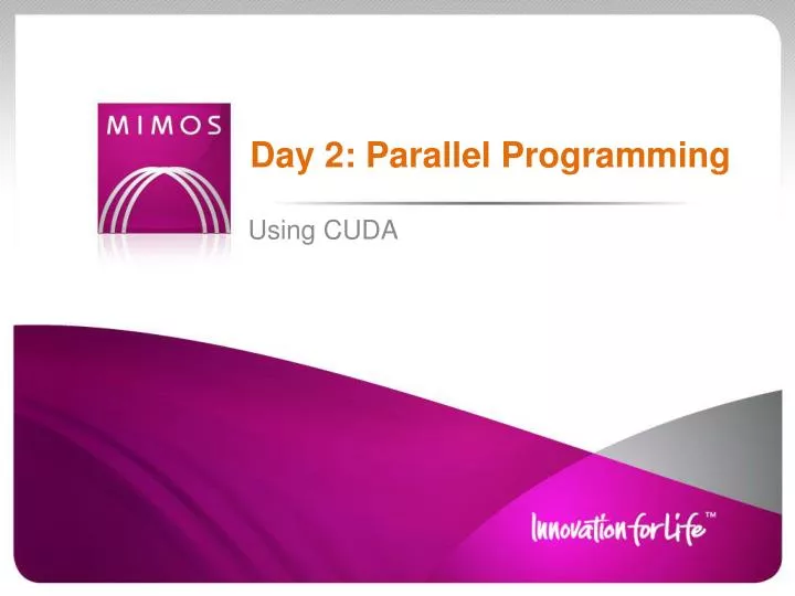 day 2 parallel programming