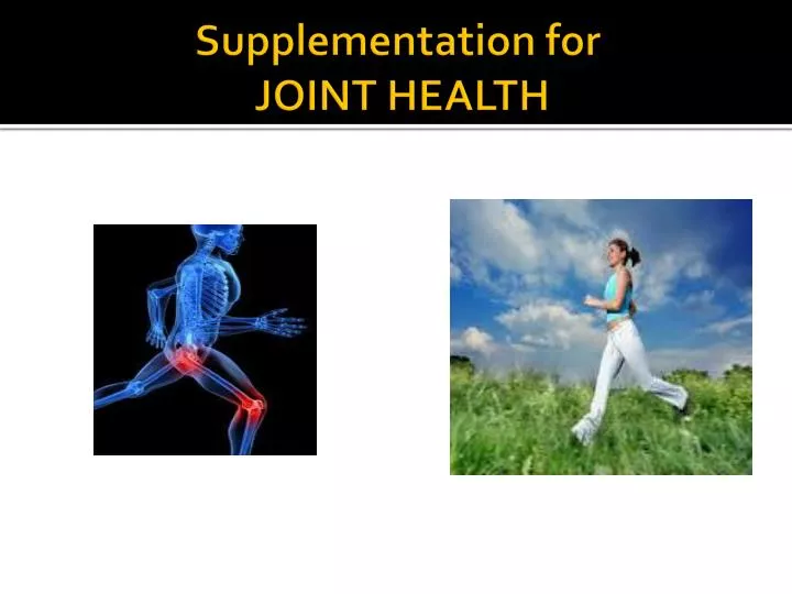 supplementation for joint health