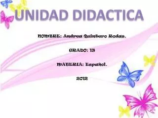 unidad didactica