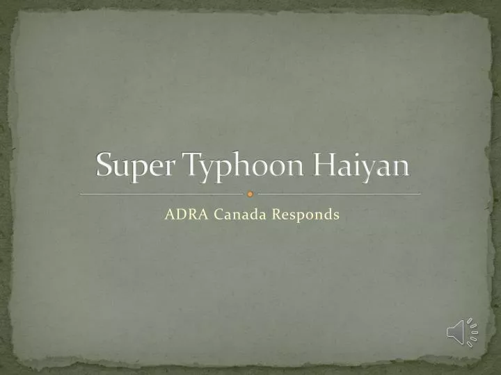 super typhoon haiyan