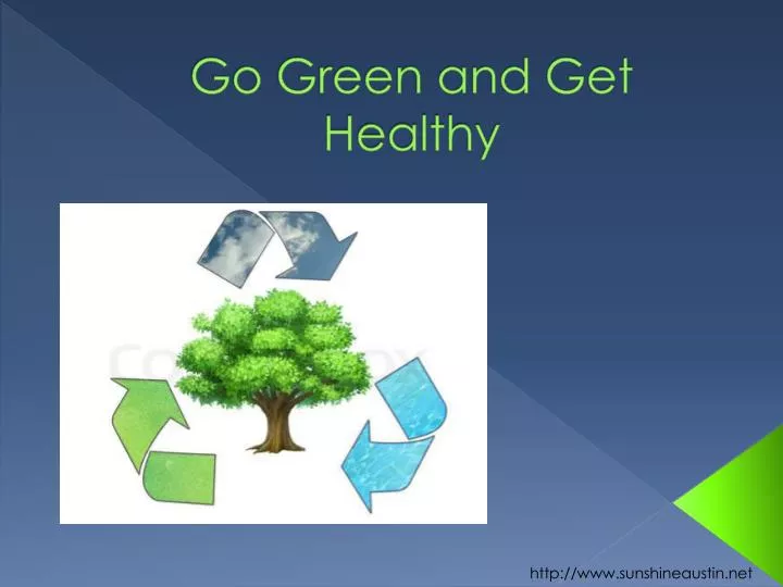 go green and get healthy