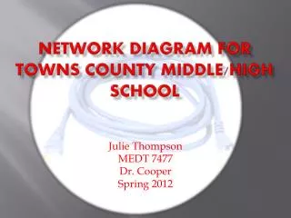 Network Diagram for Towns County Middle/High School