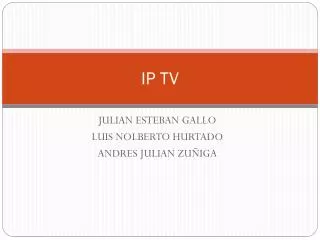 ip tv
