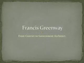 Francis Greenway