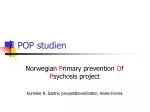 POP studien - slide 1