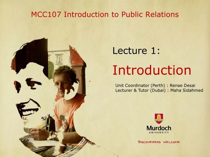 mcc107 introduction to public relations