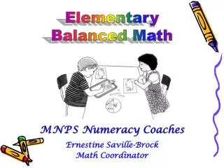 MNPS Numeracy Coaches Ernestine Saville-Brock Math Coordinator