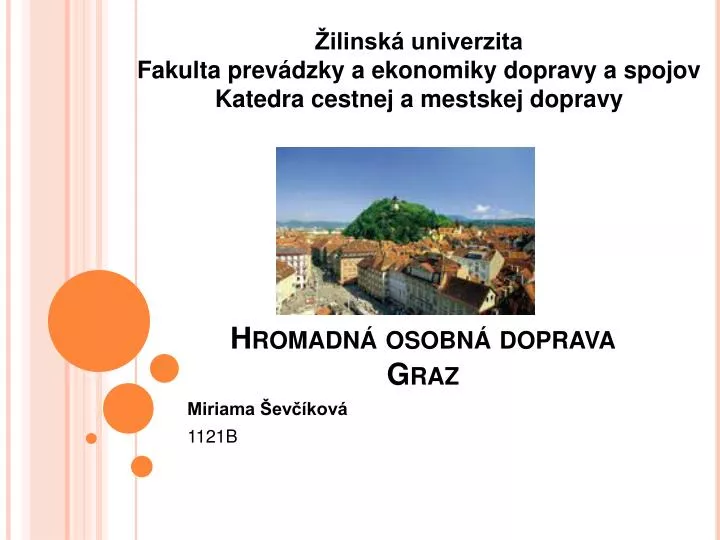 hromadn osobn doprava graz