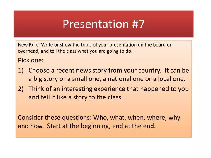 presentation 7