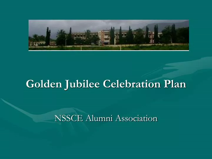 golden jubilee celebration plan