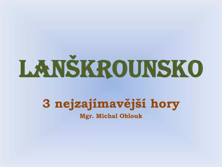 lan krounsko