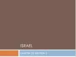 Environmental Transformation and Ethnic Diversity in Modern Israel - slide 1