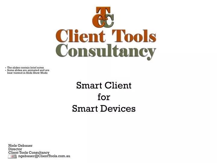 smart client for smart devices