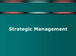Strategic Management - slide 1