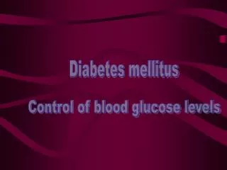 Diabetes mellitus