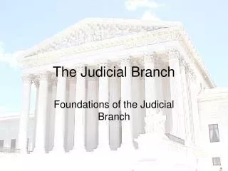 The Judicial Branch