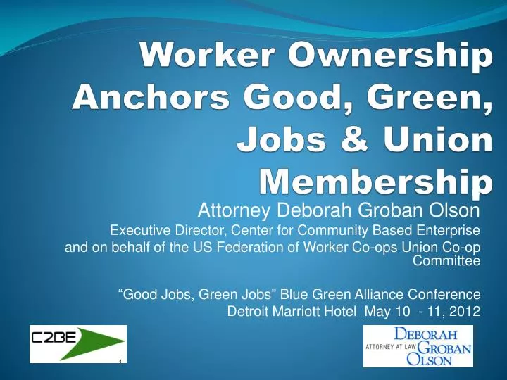 worker ownership anchors good green jobs union membership