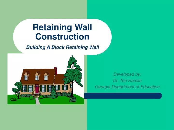 retaining wall construction building a block retaining wall