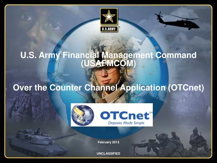 u s army financial management command usafmcom over the counter channel application otcnet