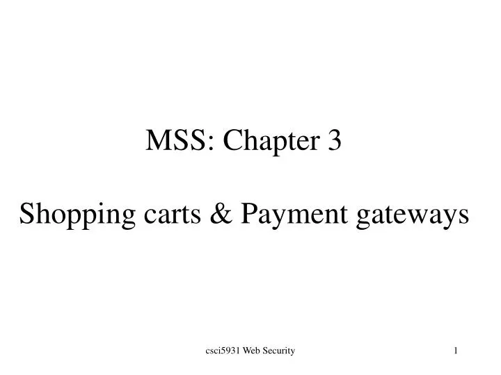 mss chapter 3 shopping carts payment gateways