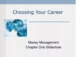 Choosing Your Career - slide 1