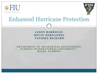 Enhanced Hurricane Protection