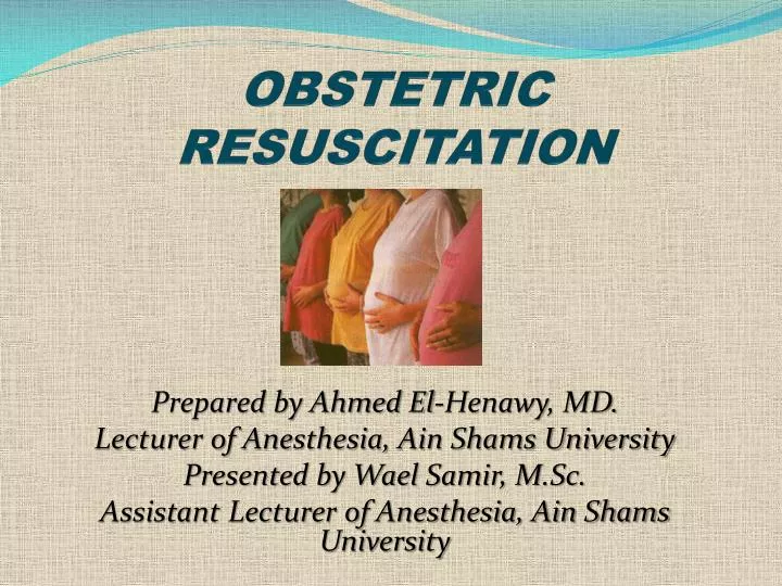 o bstetric resuscitation