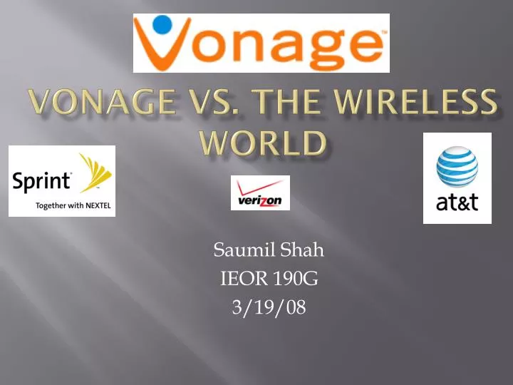 vonage vs the wireless world