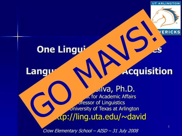 one linguist s perspectives on language literacy acquisition