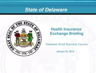 Health Insurance Exchange Briefing