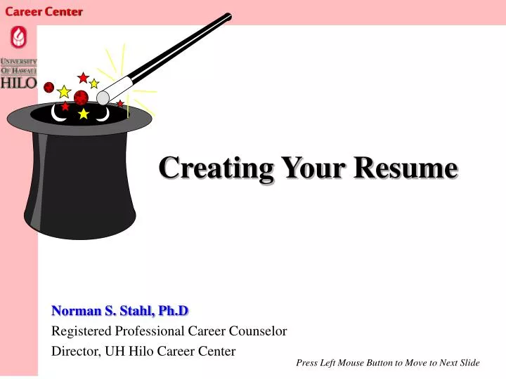 creating your resume