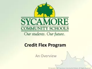 Credit Flex Program