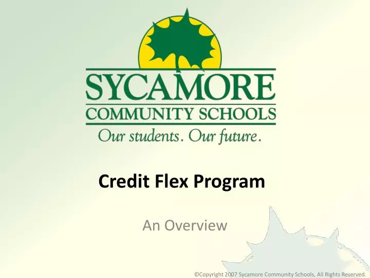 credit flex program