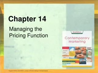Managing the Pricing Function