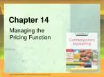 Managing the Pricing Function - slide 1