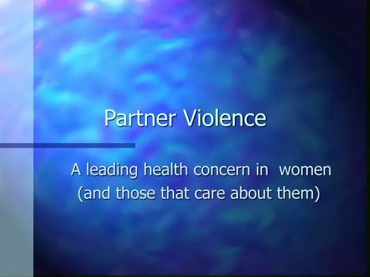 partner violence