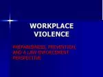 WORKPLACE VIOLENCE - slide 1