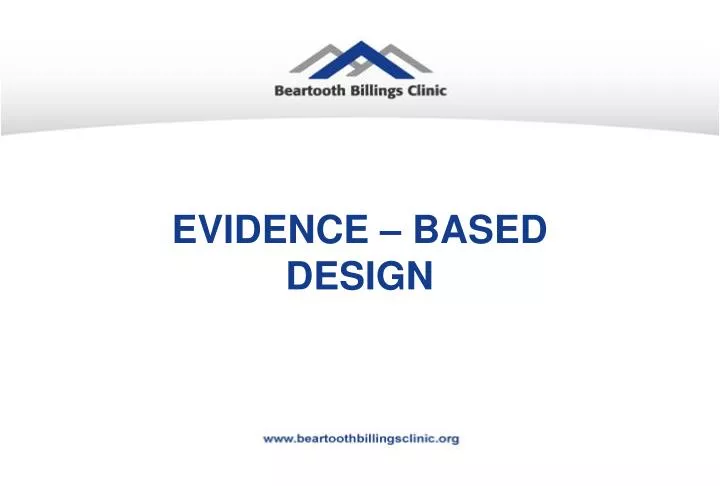 evidence based design