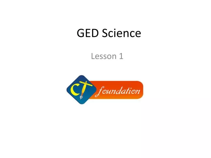 ged science