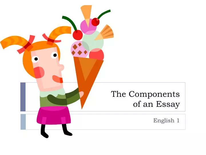 the components of an essay