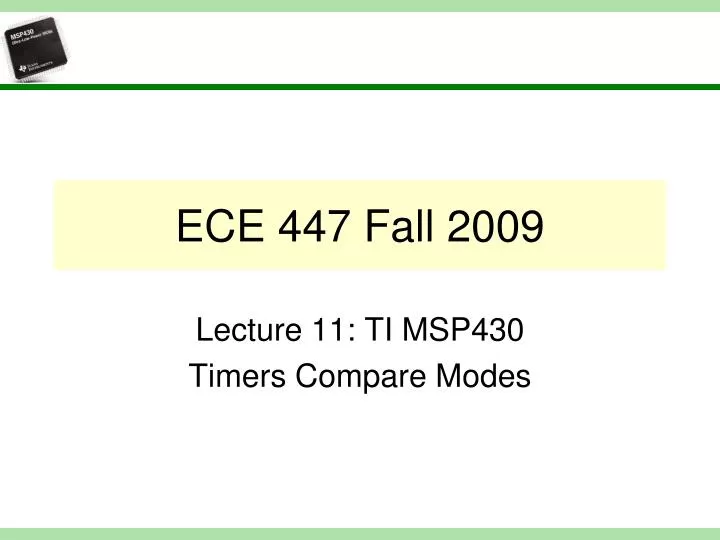 ece 447 fall 2009