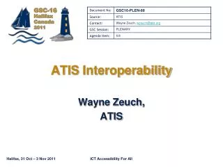 ATIS Interoperability